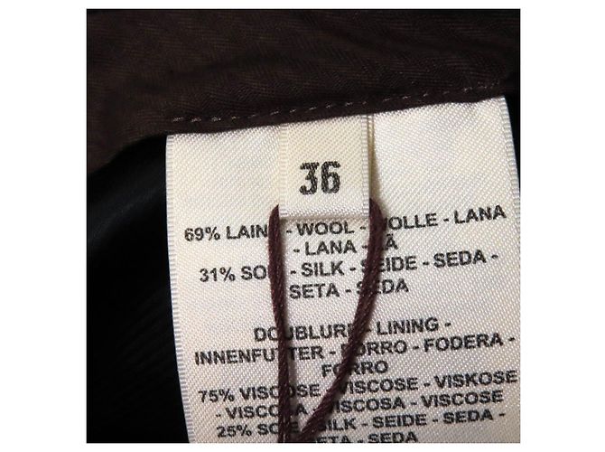 Hermès Hermes Wollhose Grün Khaki - Ansicht 7