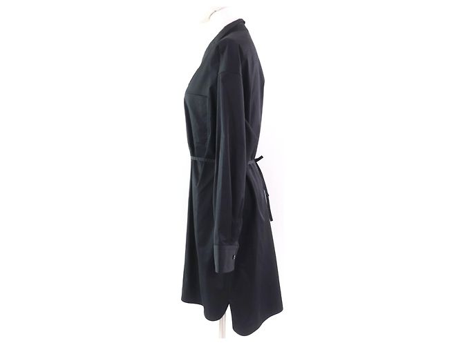 Vestido de algodón serie One Piece Hermès Negro - vista 2