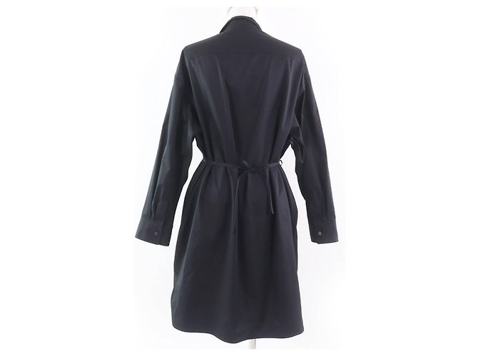 Vestido de algodón serie One Piece Hermès Negro - vista 3