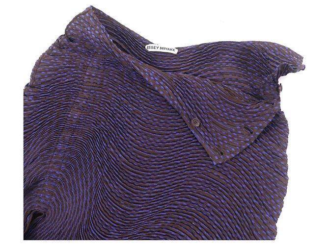 Jupe en polyester 3D Steam ISSEY MIYAKE Marron Violet - vue 5