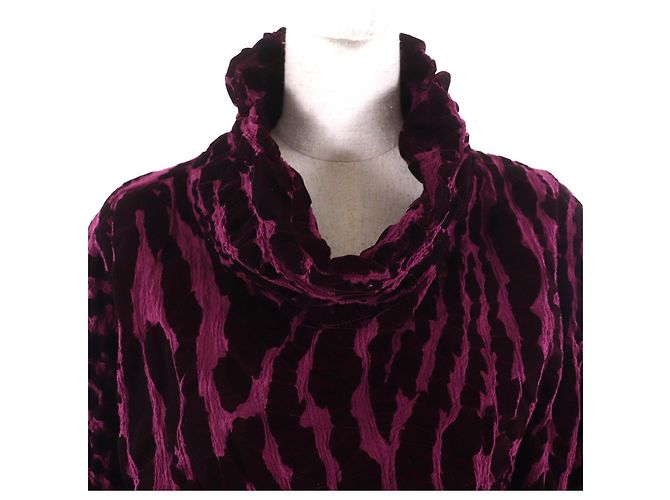 One Piece Kleid ISSEY MIYAKE Braun Bordeaux - Ansicht 4