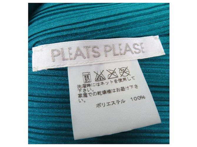 Issey Miyake FALTEN BITTE POLYESTERKLEID Blau - Ansicht 5