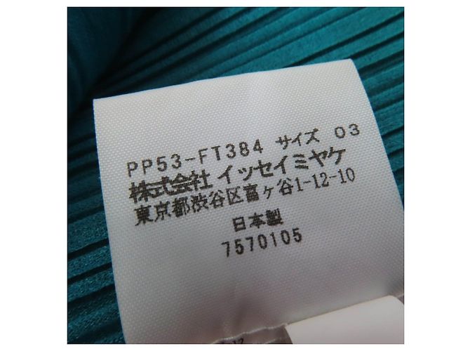 Issey Miyake FALTEN BITTE POLYESTERKLEID Blau - Ansicht 6