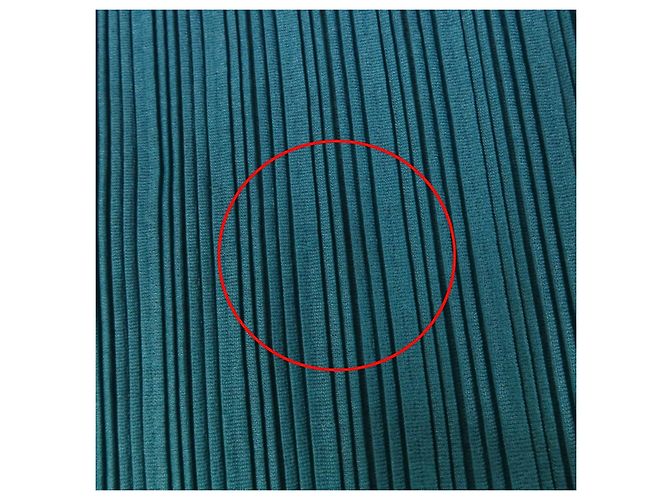 Issey Miyake FALTEN BITTE POLYESTERKLEID Blau - Ansicht 7