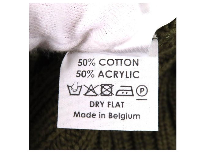 Autre Marque Tejido de algodón Dries Van Noten Verde Caqui - vista 7