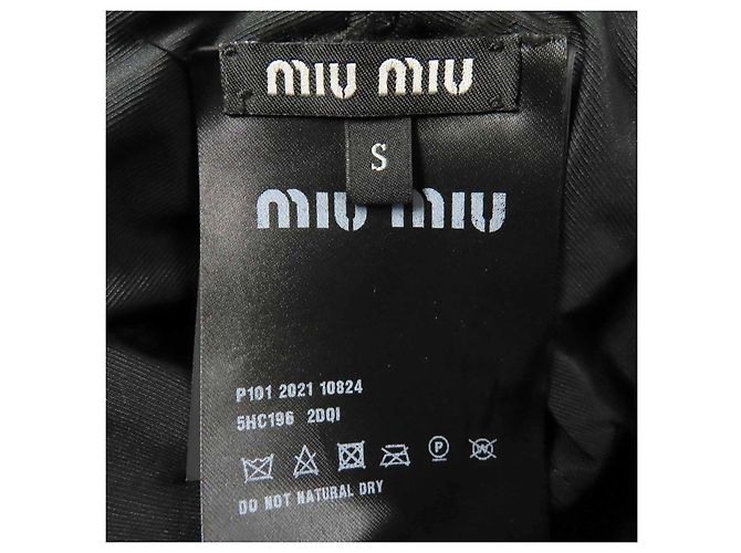 Miu Miu 5HC196 Polyamid-Hut Schwarz - Ansicht 9