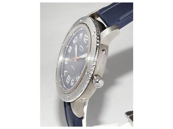 Hermès Orologio automatico sportivo Hermes Clipper con quadrante blu CP2.741 - vista 3