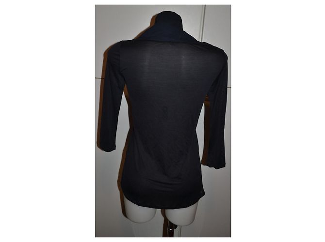 Top Max & Co Azul Mangas 3/4 Talla S - vista 4