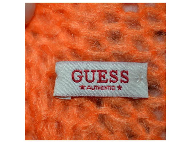 Guess ärmelloser Pullover Wollmischung orange - Ansicht 4
