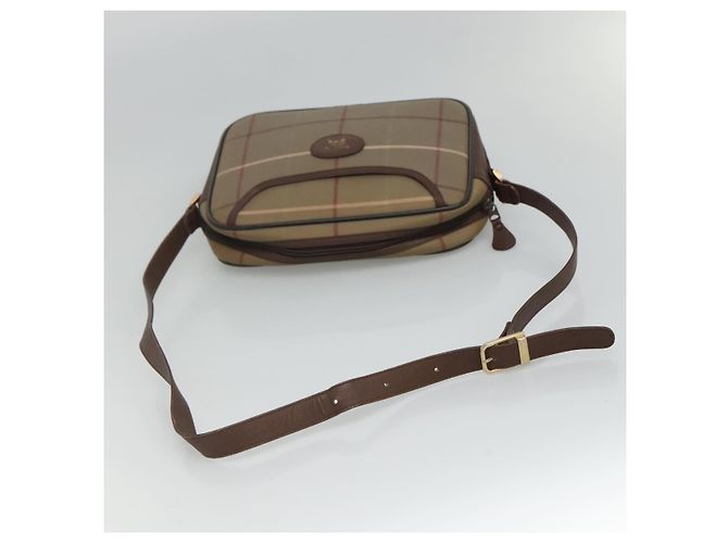 Burberry Nova check Canvas and Leather Beige - vista 6