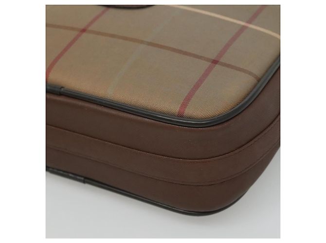 Burberry Nova check Canvas and Leather Beige - vista 7