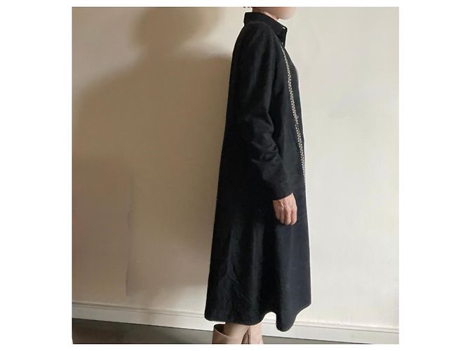 Autre Marque Suzusan black graphite and beige wool dress Size M Dark grey - view 14