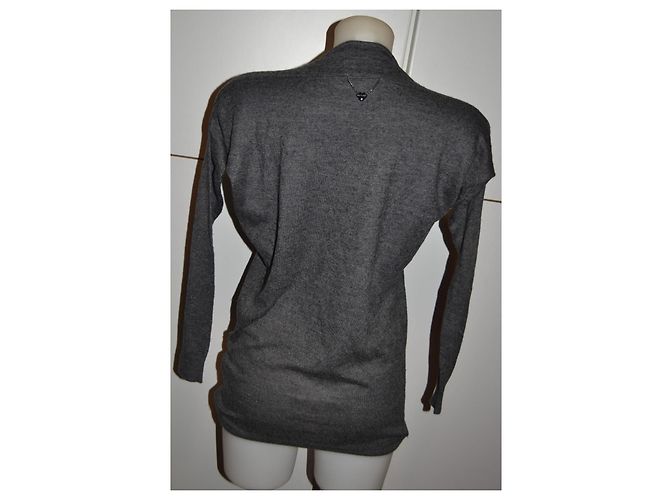 Suéter Twin Set Gris de Lana S - vista 3