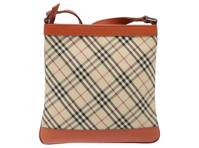 Burberry Nova check Canvas and Leather Beige - vista 2