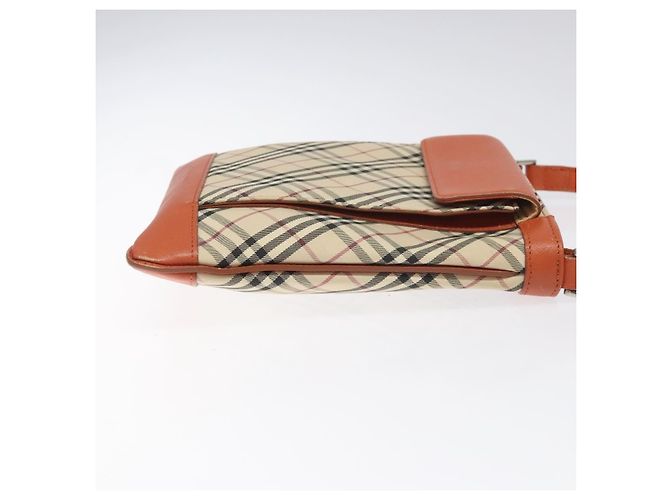 Burberry Nova check Canvas and Leather Beige - vista 3