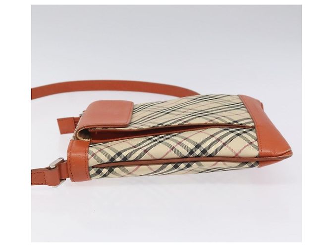 Burberry Nova check Canvas and Leather Beige - vista 4