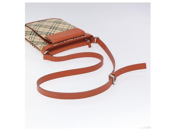 Burberry Nova check Canvas and Leather Beige - vista 7