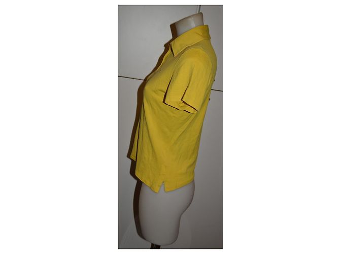 Polo Etro de algodón rosa y amarillo - vista 3
