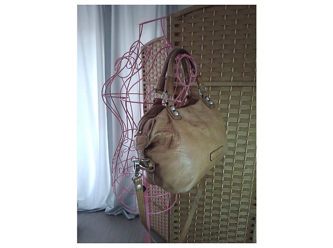 Borsa in pelle Liebeskind Berlin Beige Cammello - vista 13