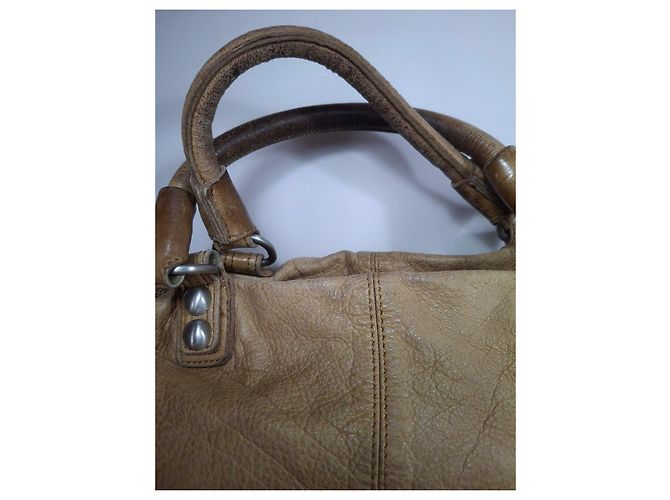 Borsa in pelle Liebeskind Berlin Beige Cammello - vista 4