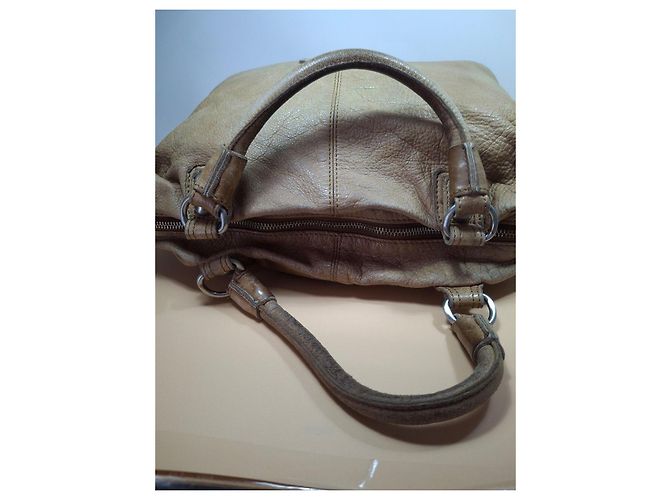 Borsa in pelle Liebeskind Berlin Beige Cammello - vista 9