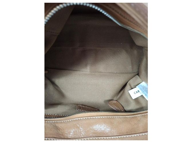 CAROLL Borsa a spalla in pelle marrone - vista 12
