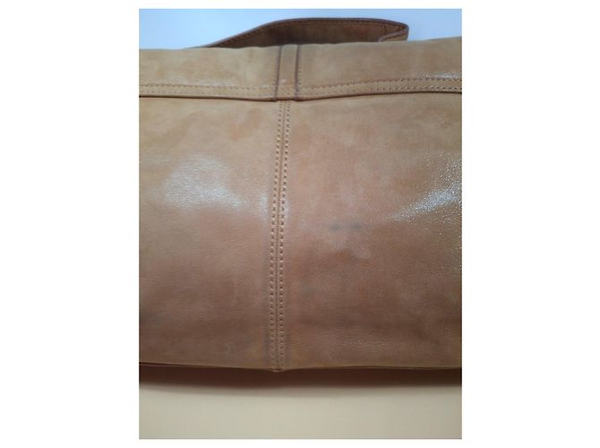 CAROLL Borsa a spalla in pelle marrone - vista 7