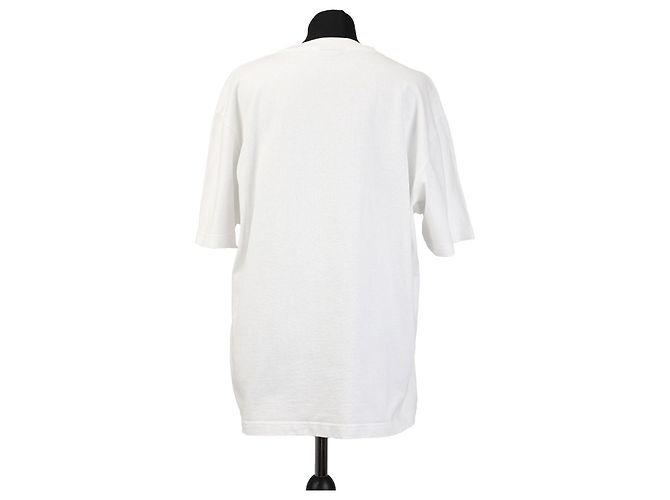 Camiseta Jacquemus Oversized Blanca con Logo de Algodón Blanco - vista 2