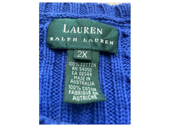 Blauer Baumwollpullover Ralph Lauren - Ansicht 4