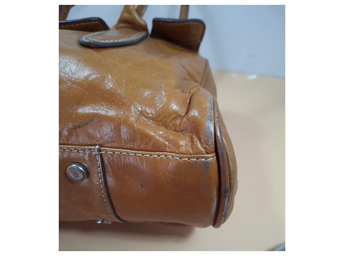 Sac à main en cuir marron Clarks - vue 10