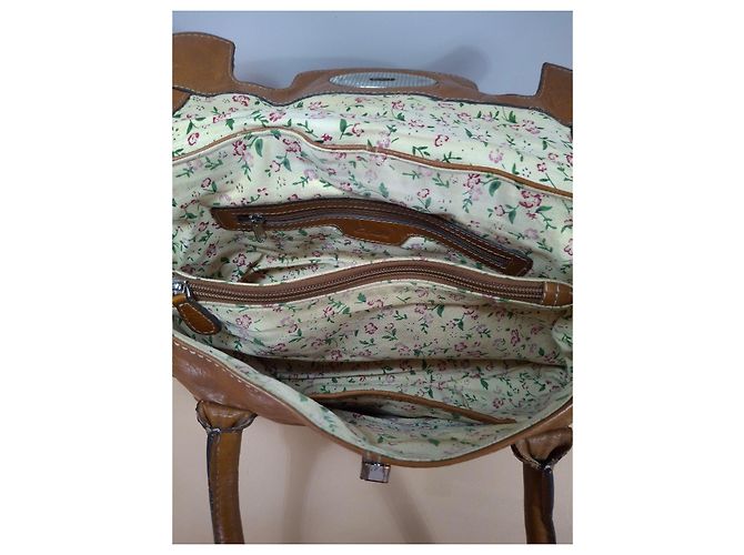 Sac à main en cuir marron Clarks - vue 14