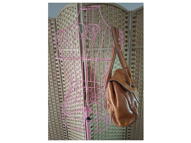 Sac à main en cuir marron Clarks - vue 18