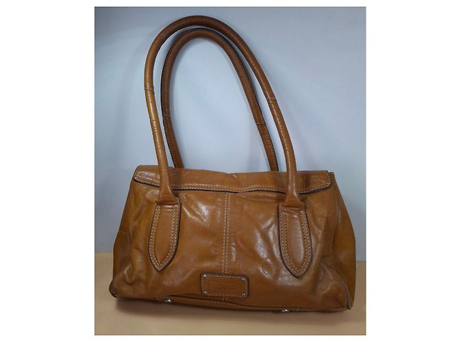 Sac à main en cuir marron Clarks - vue 3