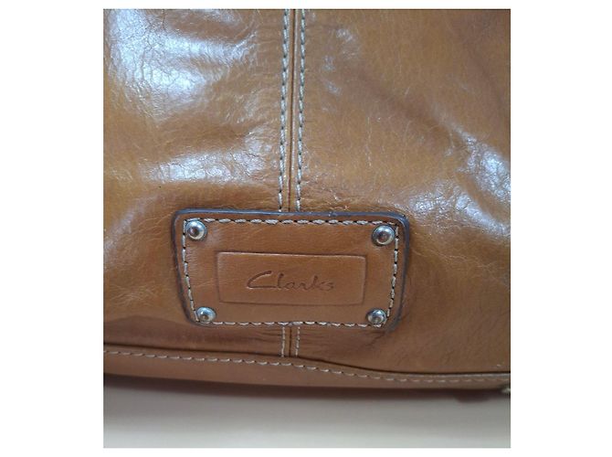 Sac à main en cuir marron Clarks - vue 4