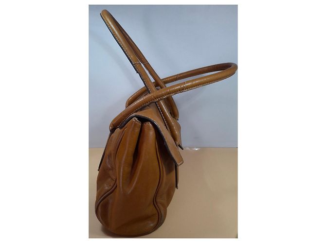 Sac à main en cuir marron Clarks - vue 6