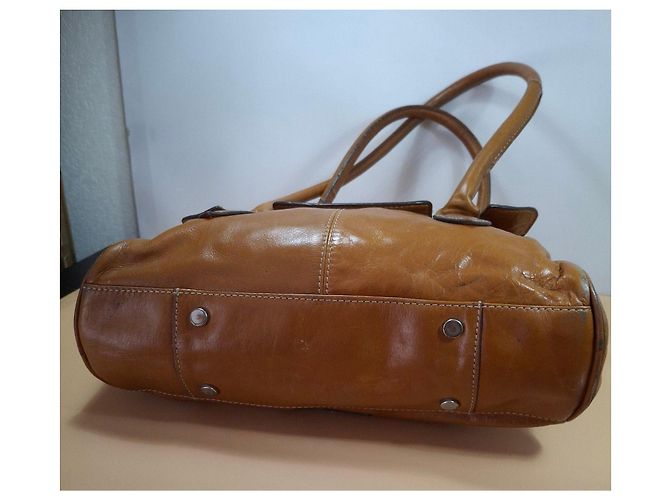 Sac à main en cuir marron Clarks - vue 8