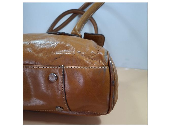 Sac à main en cuir marron Clarks - vue 9