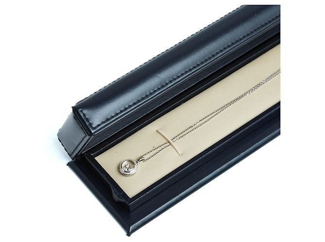 Collar Péndulo Chopard Happy Diamonds Icons en Oro Blanco Plata - vista 5