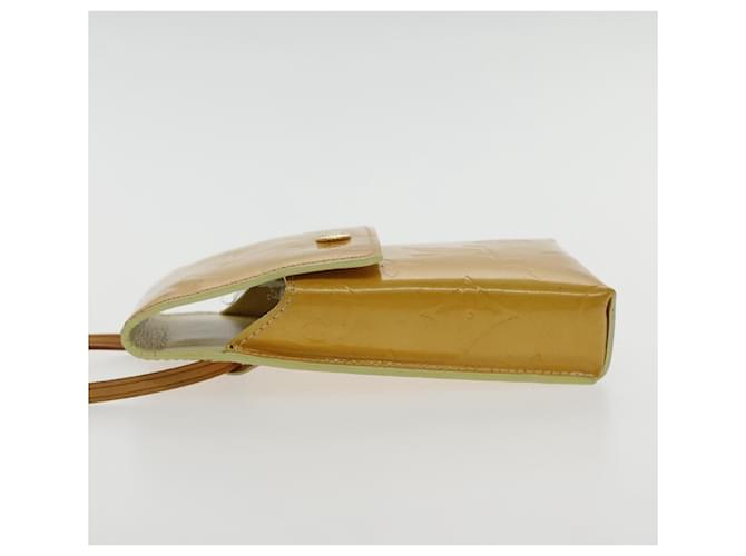 Louis Vuitton Walker Monogram Vernis Giallo - vista 3
