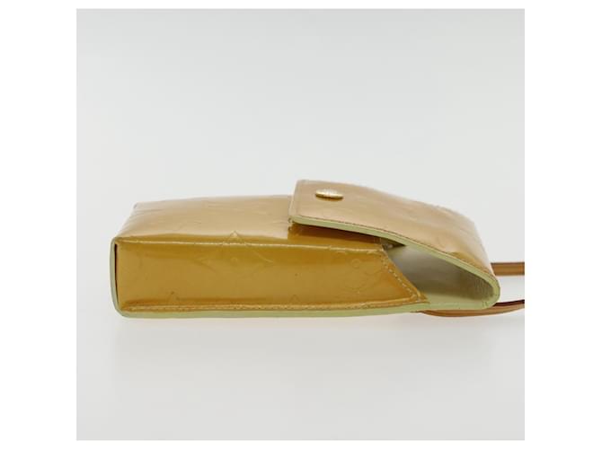 Louis Vuitton Walker Monogram Vernis Giallo - vista 4
