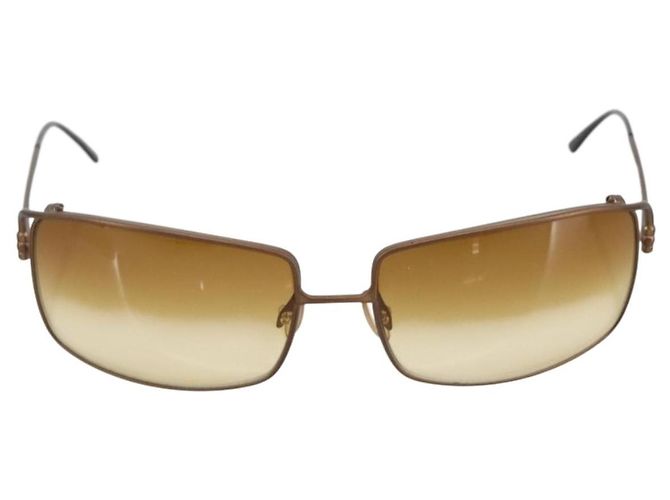 Gafas de sol PRADA metal marrón Auth BA11431 Castaño - vista 2