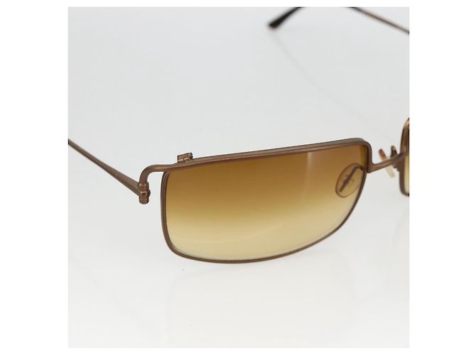 Gafas de sol PRADA metal marrón Auth BA11431 Castaño - vista 6