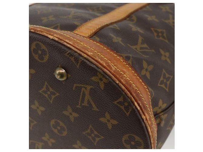 LOUIS VUITTON Borsa a Spalla Monogram Bucket GM M42236 LV Auth BSZ152 Monogramma - vista 16