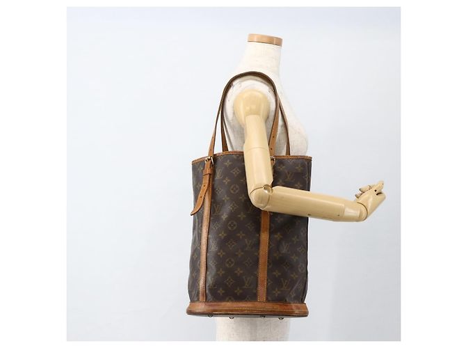 LOUIS VUITTON Borsa a Spalla Monogram Bucket GM M42236 LV Auth BSZ152 Monogramma - vista 23