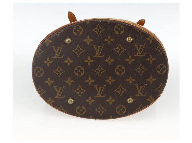 LOUIS VUITTON Borsa a Spalla Monogram Bucket GM M42236 LV Auth BSZ152 Monogramma - vista 5