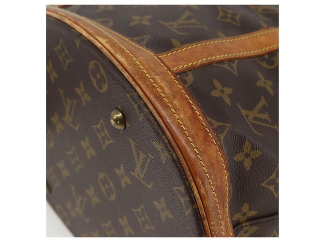 LOUIS VUITTON Borsa a Spalla Monogram Bucket GM M42236 LV Auth BSZ152 Monogramma - vista 8