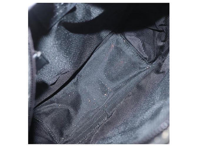 Borsa a Spalla GG Canvas Gucci Nera Argento 03136 Auth 174538 Nero - vista 18