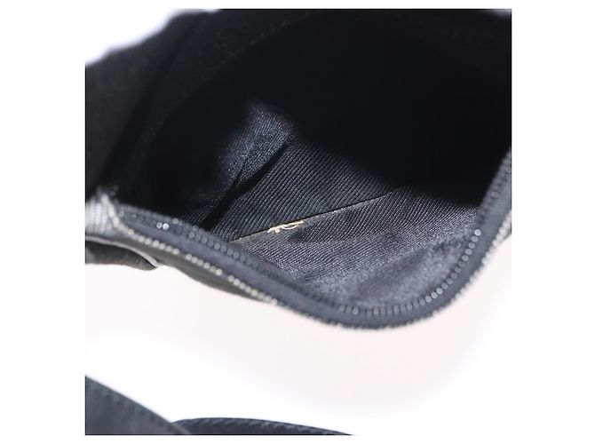 Borsa a Spalla GG Canvas Gucci Nera Argento 03136 Auth 174538 Nero - vista 23