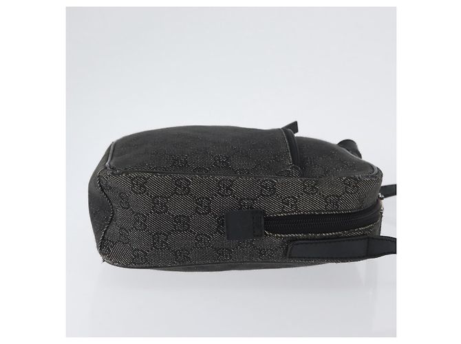 Borsa a Spalla GG Canvas Gucci Nera Argento 03136 Auth 174538 Nero - vista 4