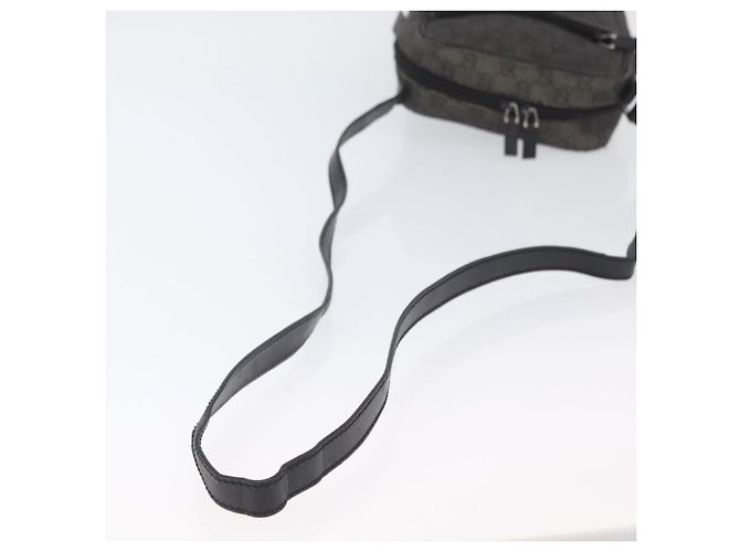 Borsa a Spalla GG Canvas Gucci Nera Argento 03136 Auth 174538 Nero - vista 7